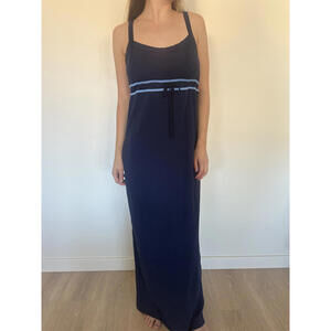 Vintage Navy Blue Mossimo Sport Maxi Dress